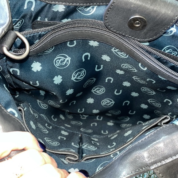 Lucky Brand leather tote, with straps and crossbody - Picture 6 of 7